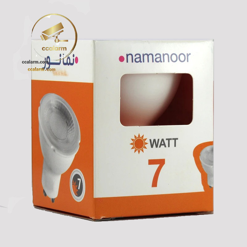 لامپ هالوژن 7 وات نمانور مدل MR16 پایه GU10 - تصویر 2