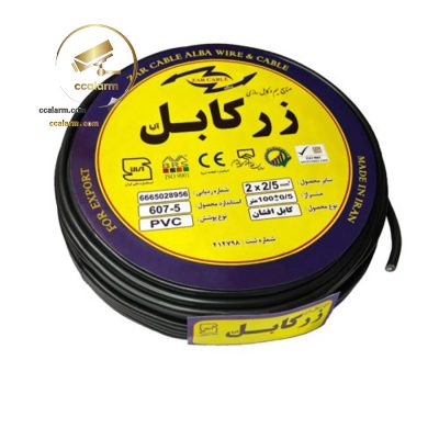 کابل افشان2.5*2برند زرکابل (کلاف)