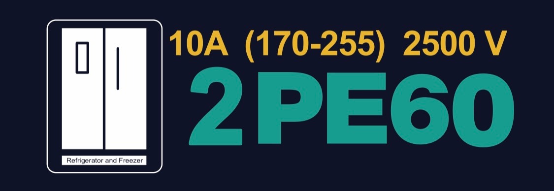 محافظ یخچال و فریزر دوخانه ارت دار دانترونیک با کابل ۱/۸ متر - تصویر 4