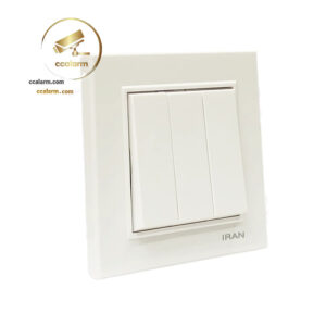 کلید سه پل برلیان سفید اقتصادی ايران الکتریک