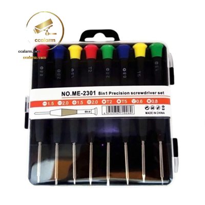 پیچ گوشتی موبایلی و ساعتی مدل ME-2301 مجموعه 8 عددی