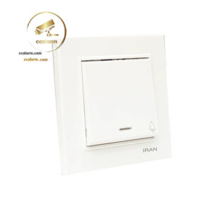 کلید شاسی زنگ برلیان سفید اقتصادی ايران الکتریک